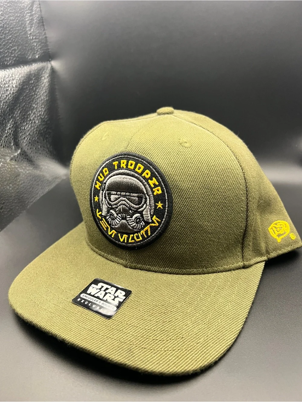 Star Wars FUNKO POP Olive Green Hat with Yellow Embroidered Mud Trooper Patch